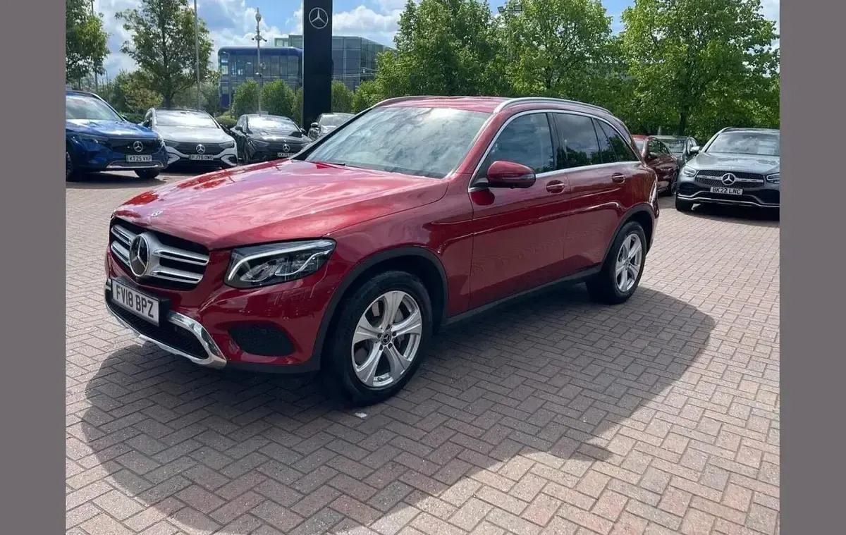 Usado Mercedes GLC220 168 HP (123 kW) 2018 Vermelho SUV