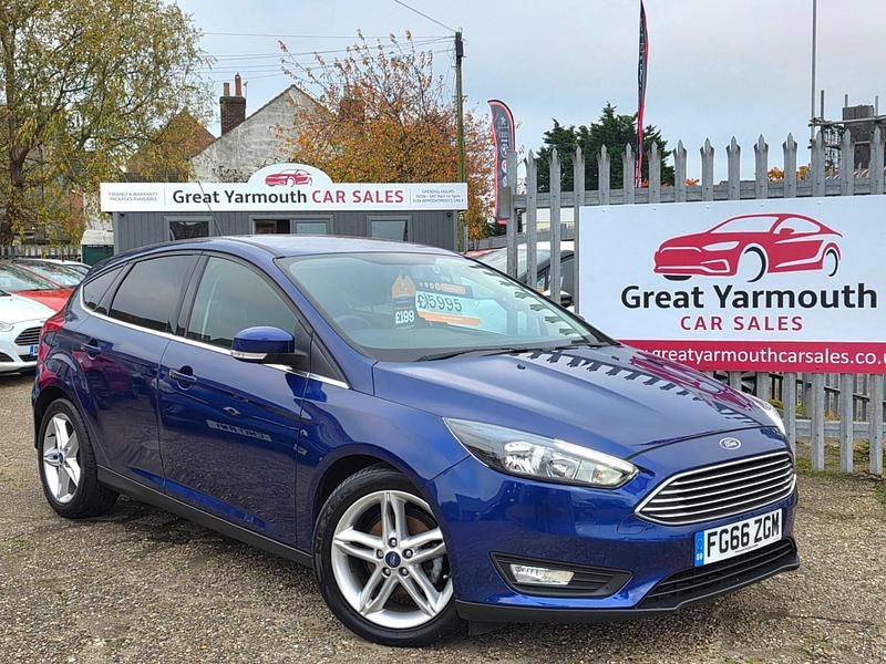 Blue Used 2017 Ford Focus Zetec Hatchback | £5,995 (Super price) - Image 1/4