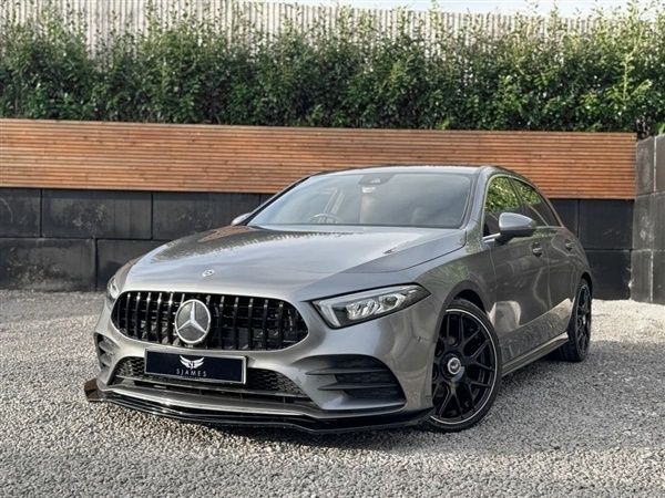 Grey Used 2022 Mercedes A250 AMG line Hatchback | £22,788 (Expensive) - Image 1/4