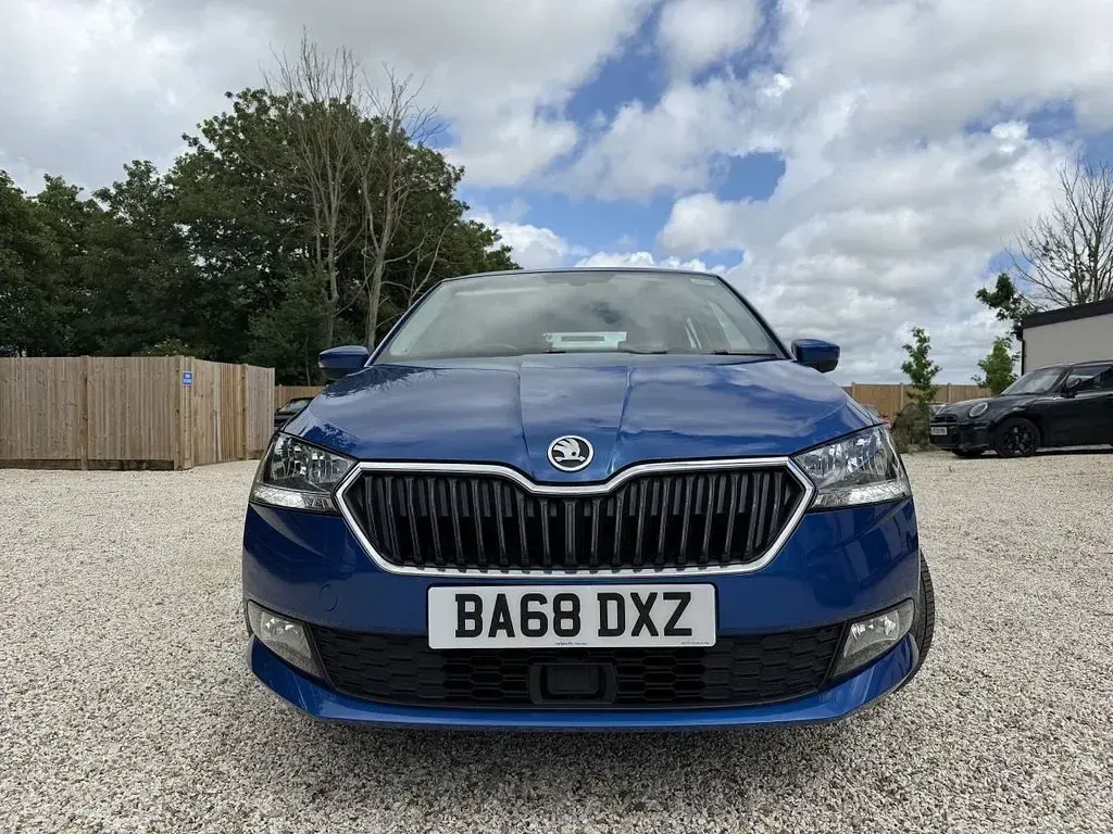 Used Skoda Fabia SE L 95 HP (69 kW) 2019 Blue Hatchback