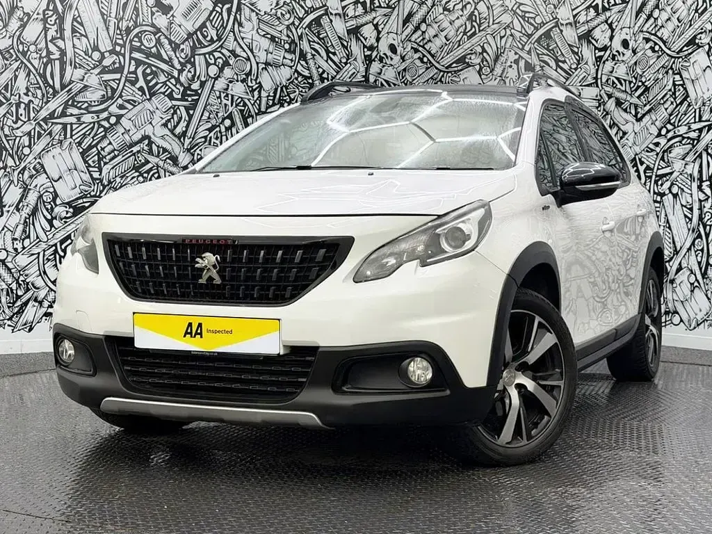 Used Peugeot 2008 GT-line 110 HP (80 kW) 2016 White SUV