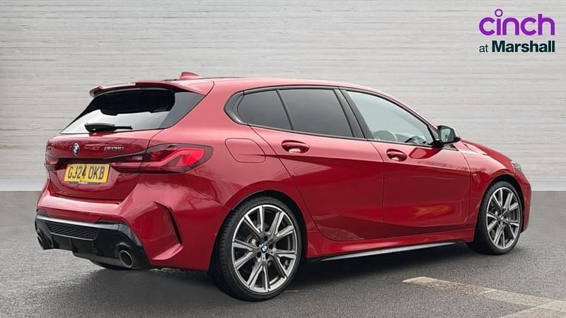 Used BMW M135 Comfort Edition 306 HP (225 kW) 2024 Red Hatchback