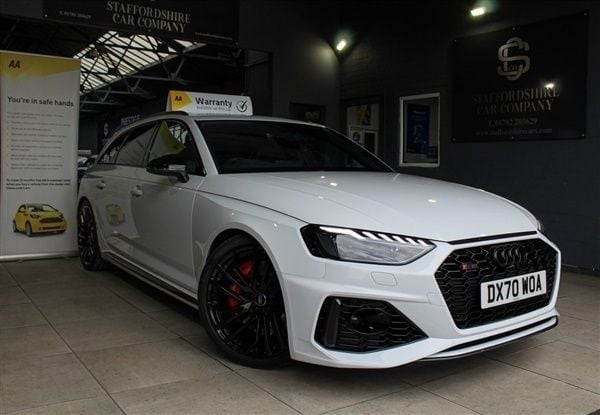 Glacier white metallic Used 2020 Audi RS4 Estate | £49,990 - Image 1/1