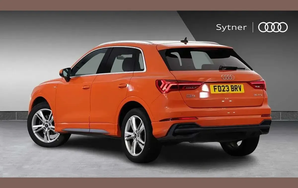Used Audi Q3 S-Line 150 HP (110 kW) 2023 Orange SUV