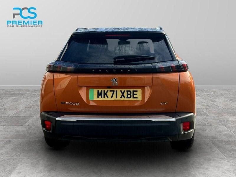 Used Peugeot e-2008 Premium 50 kW (68 HP) 2021 Orange SUV