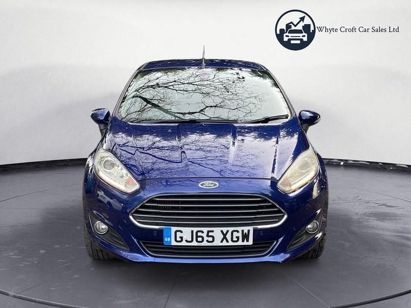 Usado Ford Fiesta Titanium 2015 Azul Citadino