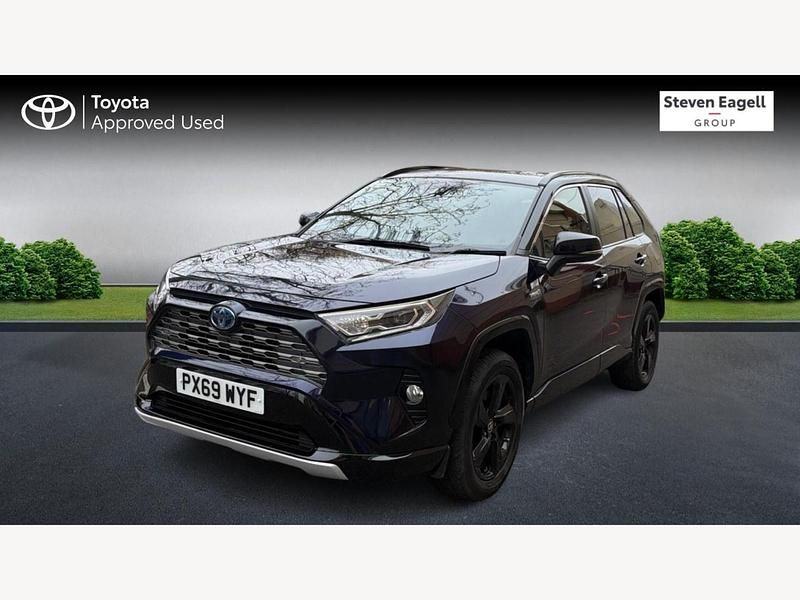 Used Toyota RAV4 218 HP (160 kW) 2020 Blue/black Estate