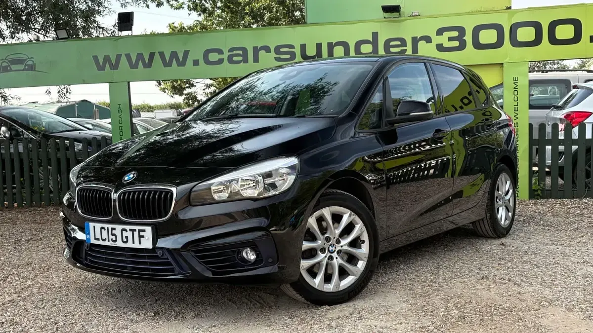 Used BMW 218 Sport Line 150 HP (110 kW) 2015 Black Hatchback