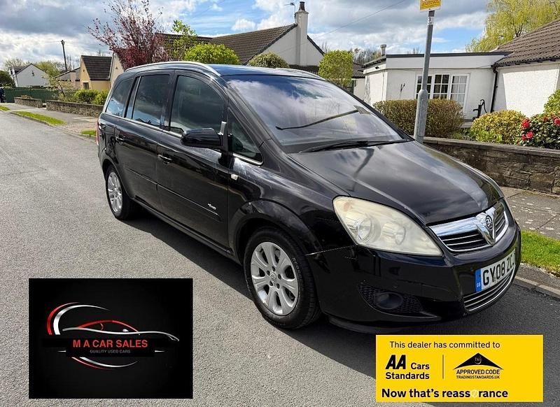Used Vauxhall Zafira 150 HP (110 kW) 2008 Black MPV