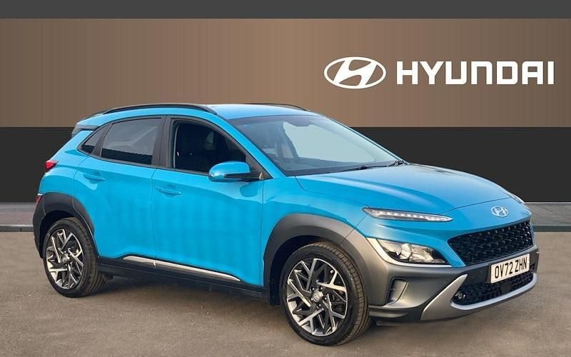 Used Hyundai Kona Premium 141 HP (103 kW) 2022 Blue SUV