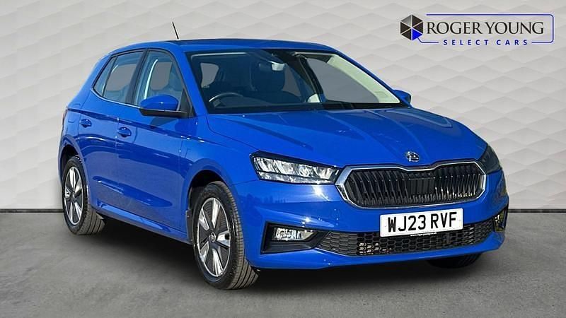 Used Skoda Fabia SE L 2023 Blue Hatchback
