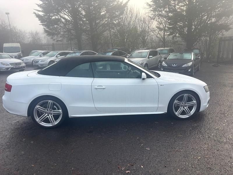 Used Audi A5 Cabriolet S-Line 2010 White Cabriolet