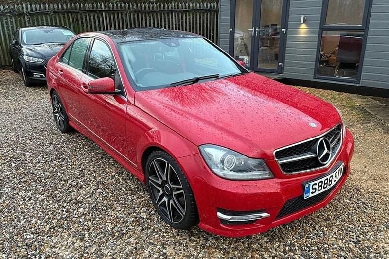 Used Mercedes C250 AMG 2013 Red Sedan