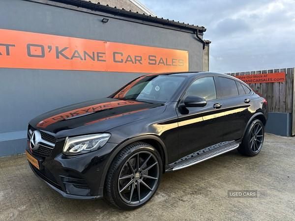 Used Mercedes GLC220 AMG line 2019 Black Coupe