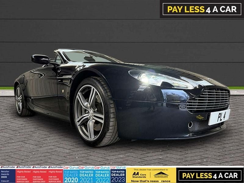 Used Aston Martin V8 Vantage 400 HP (294 kW) 2008 Black Cabriolet