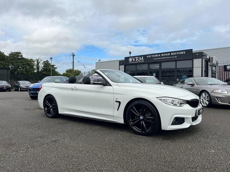 White Used 2014 BMW 420 M Sport Cabriolet | £12,499 (Fair price) - Image 1/4