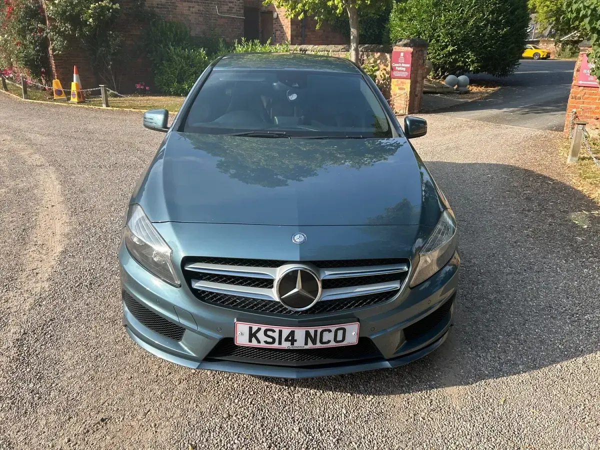 Used Mercedes A220 AMG 170 HP (125 kW) 2014 Blue Hatchback