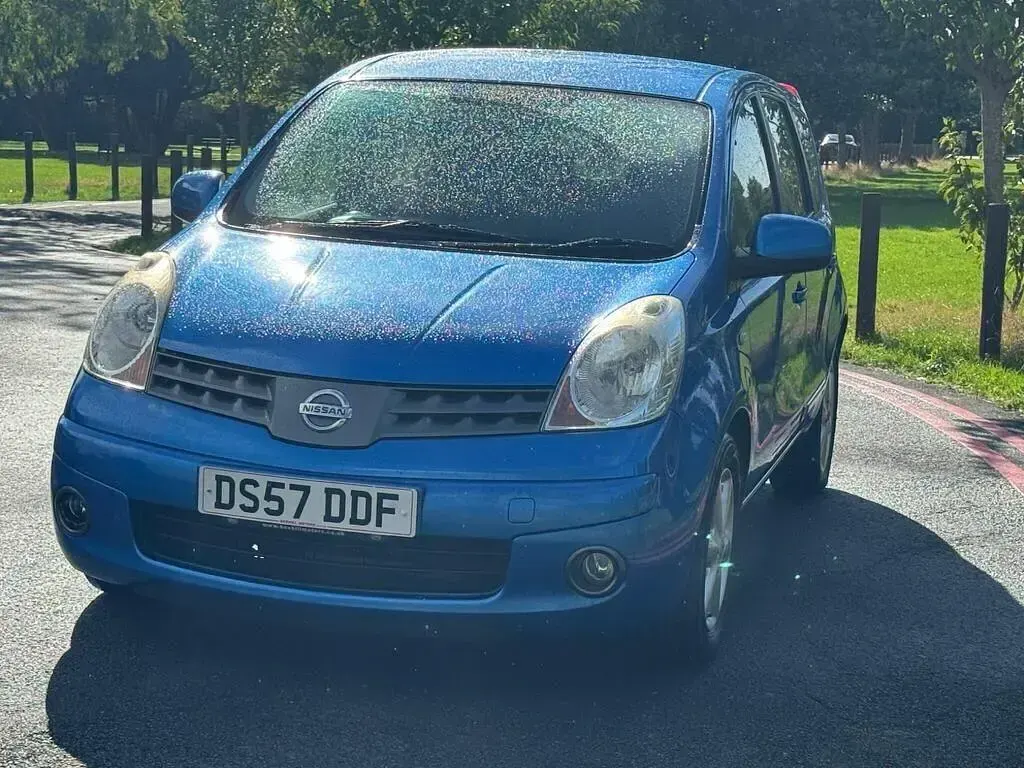 Used Nissan Note Acenta 110 HP (80 kW) 2007 Blue Hatchback
