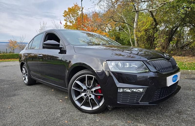 Black Used 2016 Skoda Octavia vRS Hatchback | £8,999 (Fair price) - Image 1/4
