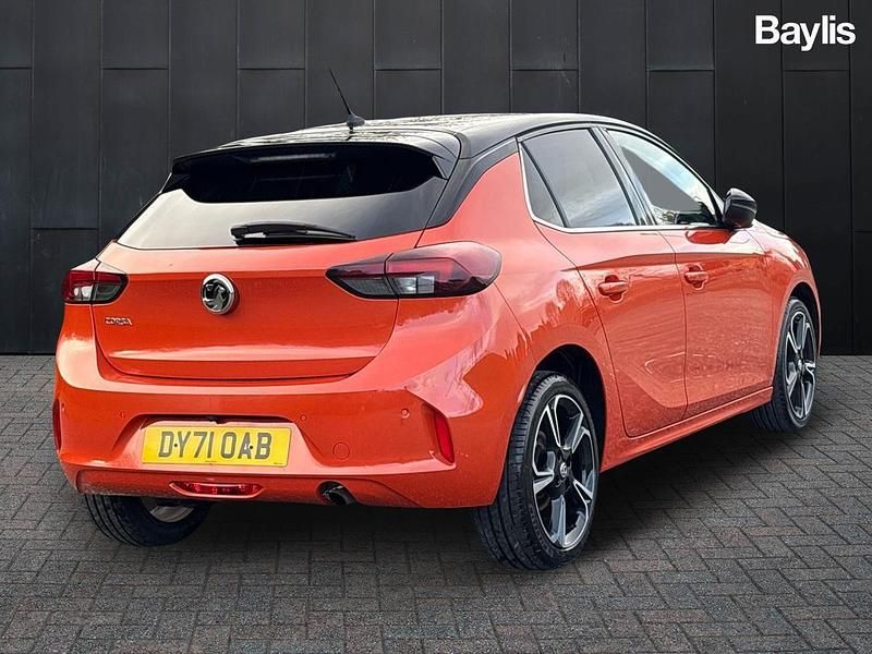 Used Vauxhall Corsa Elite 101 HP (74 kW) 2021 Orange Hatchback