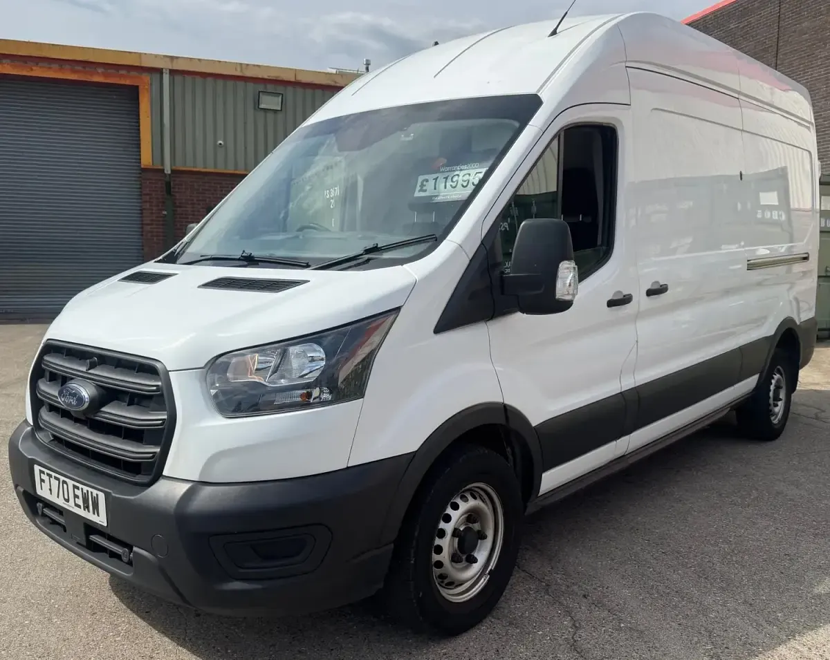 Used Ford Transit 130 HP (95 kW) 2021 White Van