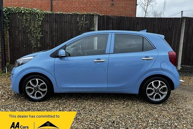 Used Kia Picanto 84 HP (61 kW) 2018 Blue Hatchback