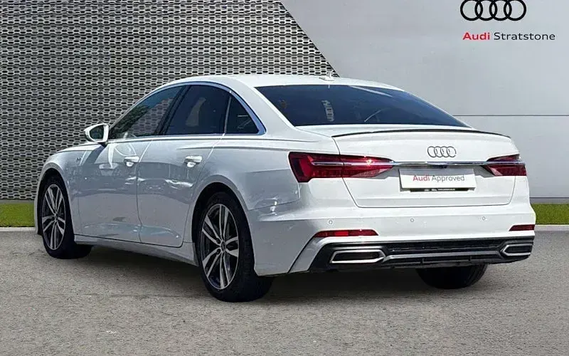 Used Audi A6 S-Line 204 HP (150 kW) 2023 White Sedan