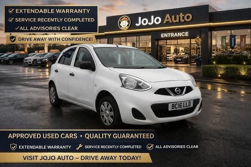 Used Nissan Micra Visia 80 HP (58 kW) 2016 White Hatchback