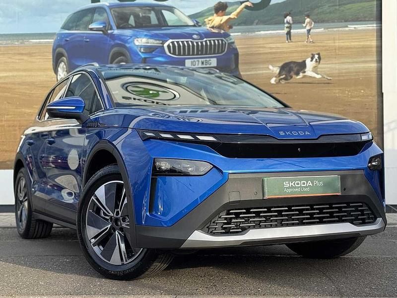 Race blue metallic Used 2025 Skoda Elroq SUV | £35,990 (A bit pricey) - Image 1/4