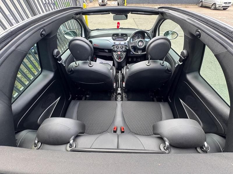 Used Fiat 500 S 69 HP (50 kW) 2014 White Cabriolet