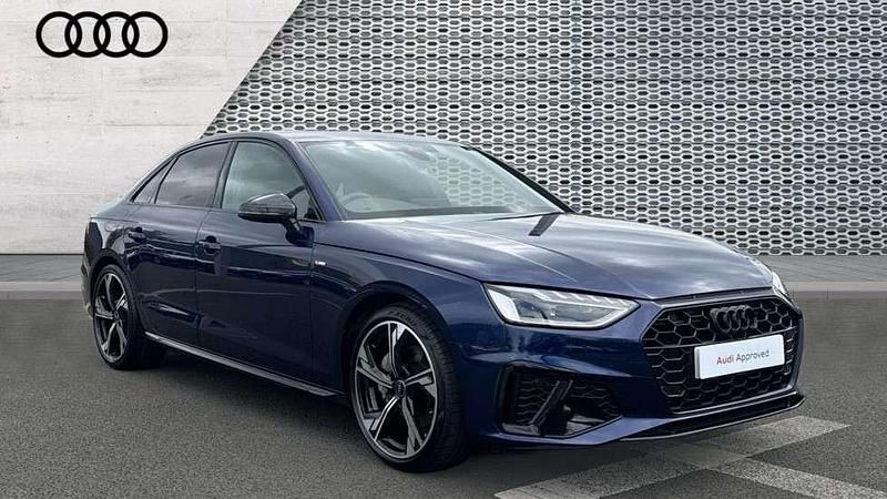 Blue Used 2024 Audi A4 Black Edition Sedan | £27,153 (Fair price) - Image 1/4