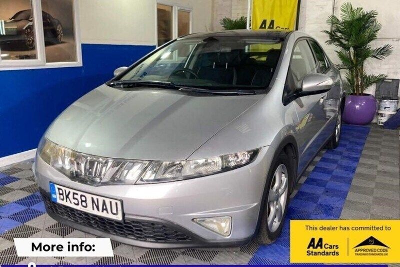 Silver Used 2008 Honda Civic ES Hatchback | £2,299 (Fair price) - Image 1/1