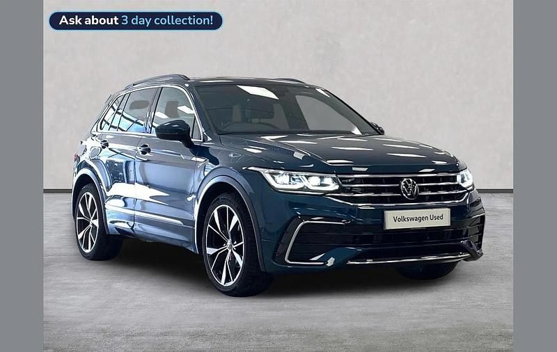 Used VW Tiguan R-line 150 HP (110 kW) 2022 Blue SUV
