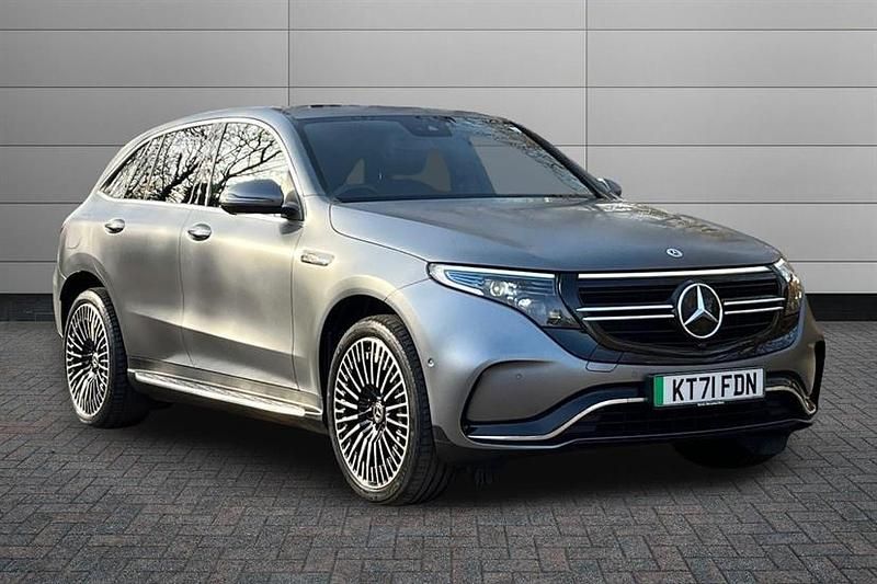 Used Mercedes EQC400 AMG Line Premium 300 kW (408 HP) 2021 Selenite grey SUV