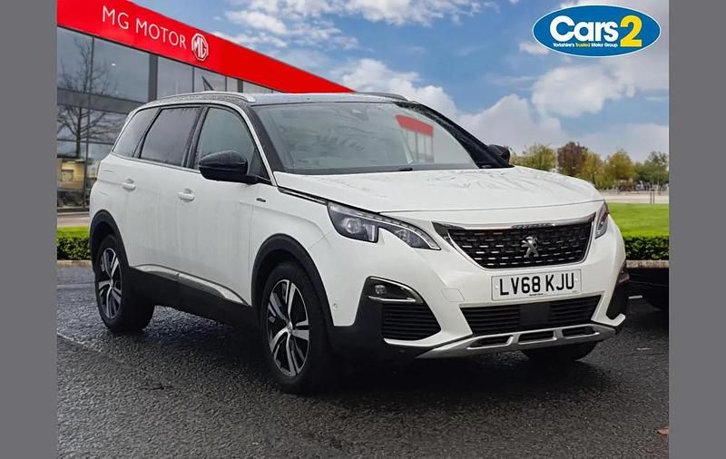 White Used 2018 Peugeot 5008 GT-line SUV | £14,000 (Fair price) - Image 1/4