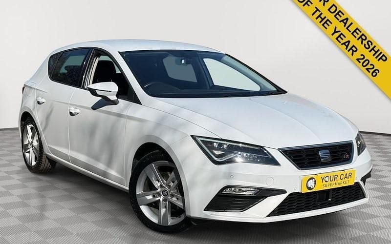 Used Seat Leon FR 131 HP (96 kW) 2019 White Hatchback