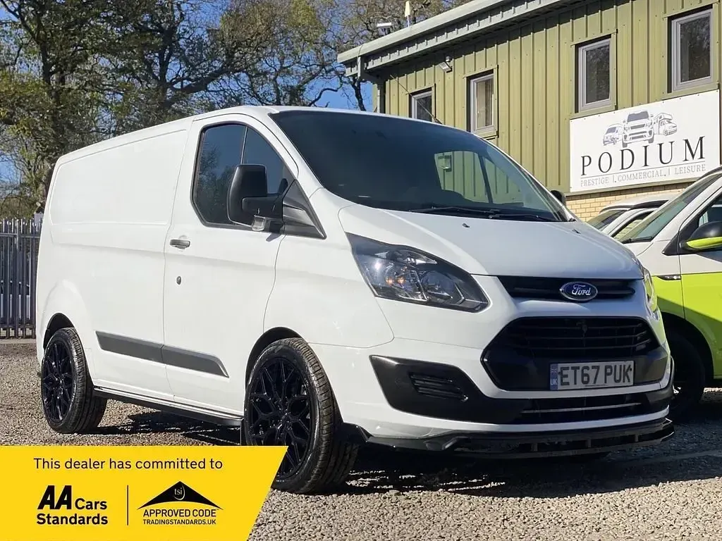 Używany Ford Transit Custom 105 KM (77 kW) 2018 Biały Van