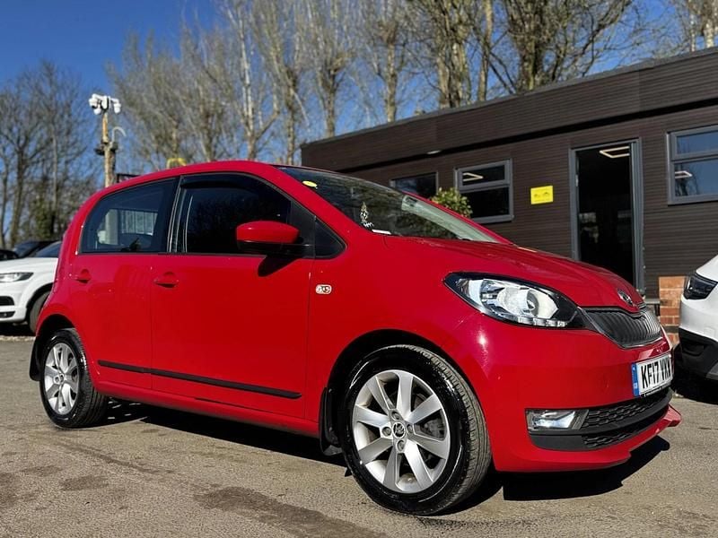 Used Skoda Citigo SE L 75 HP (55 kW) 2017 Red Hatchback