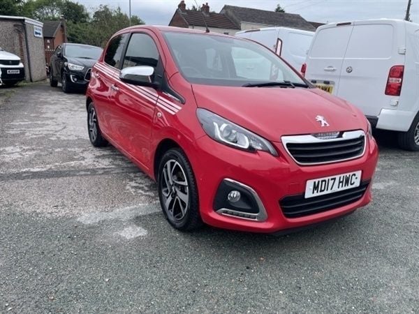 Red Used 2017 Peugeot 108 Collection Hatchback | £6,698 (Fair price) - Image 1/1