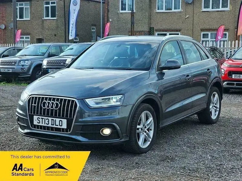 Begagnad Audi Q3 S-Line 177 HK (130 kW) 2013 Grå SUV