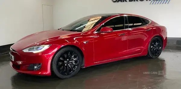 Used Tesla Model S 386 kW (525 HP) 2017 Red Hatchback