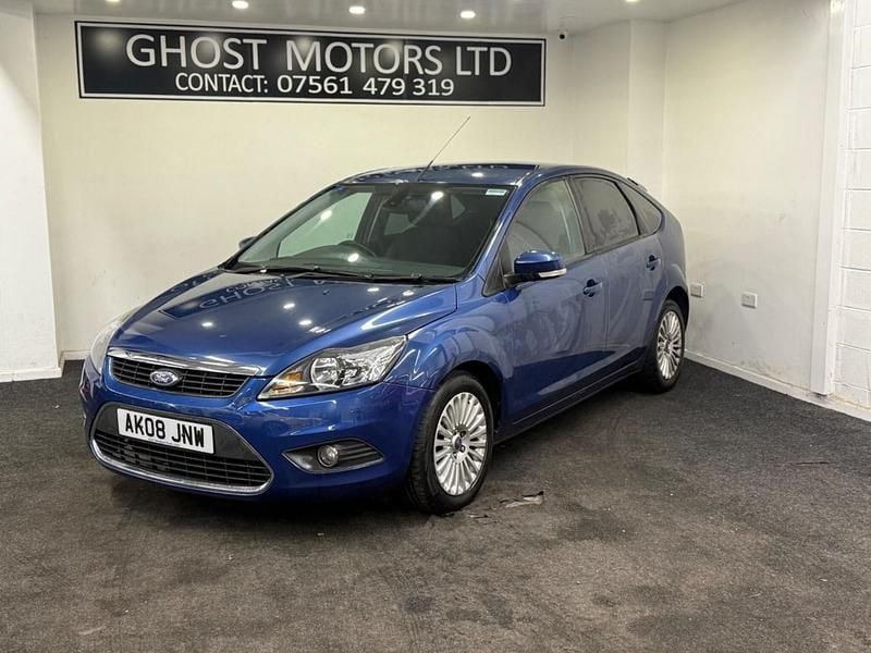 Used Ford Focus Titanium 2008 Blue Hatchback