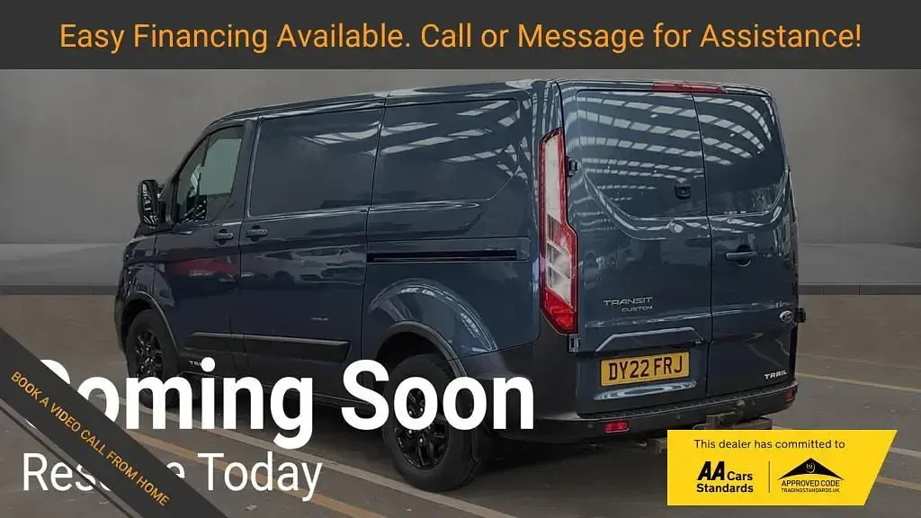 Used Ford Transit Custom 170 HP (125 kW) 2022 Blue Van