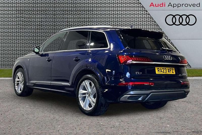 Used Audi Q7 S-Line 228 HP (167 kW) 2023 Blue SUV