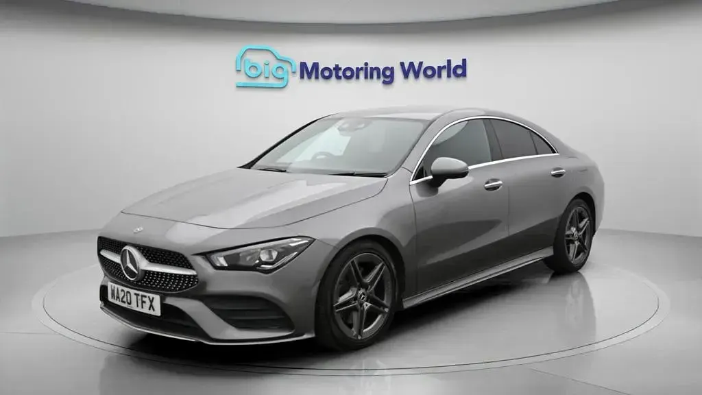 Used Mercedes CLA200 AMG line 163 HP (119 kW) 2020 Grey Coupe