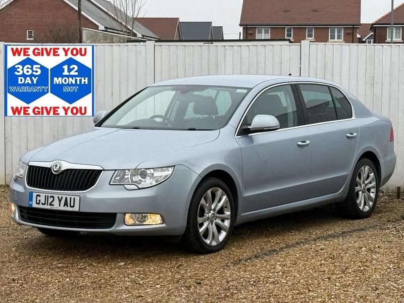 Used Skoda Superb SE 160 HP (117 kW) 2012 Blue Hatchback