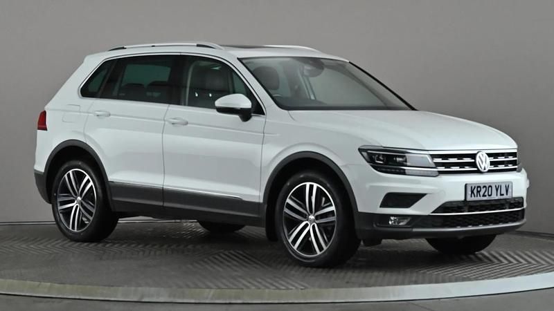 White Used 2020 VW Tiguan SEL SUV | £17,798 (Fair price) - Image 1/4