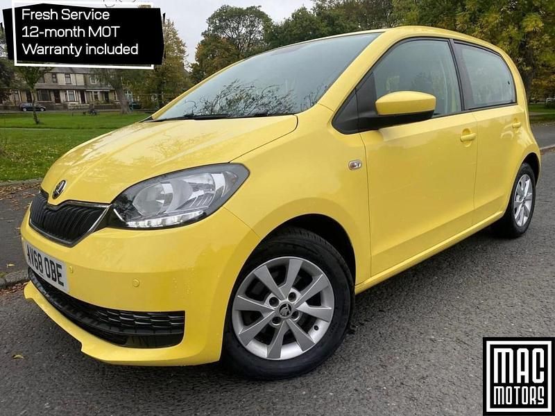 Yellow Used 2018 Skoda Citigo SE Hatchback | £6,995 (Fair price) - Image 1/4