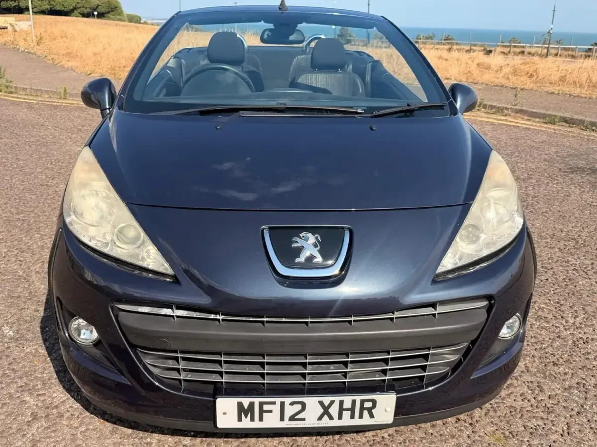 Used Peugeot 207 CC Allure 120 HP (88 kW) 2012 Blue Cabriolet