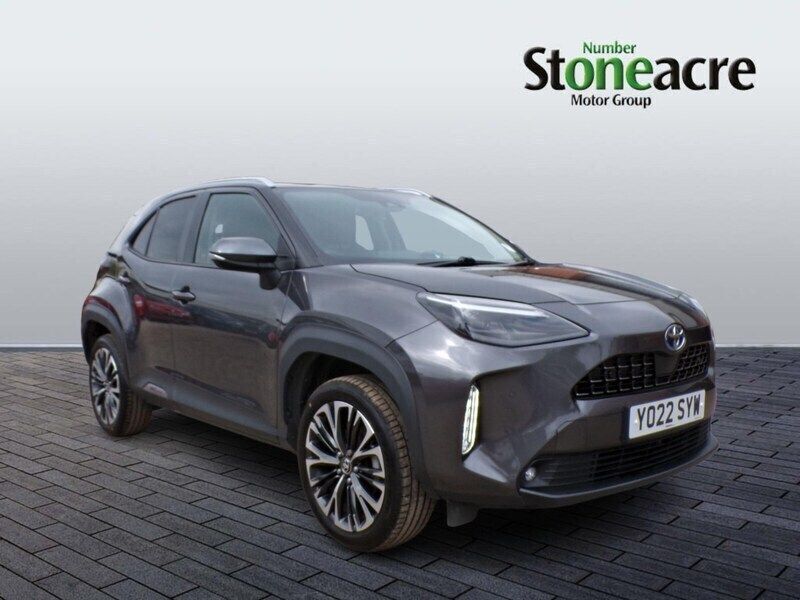 Grey Used 2022 Toyota Yaris Hybrid Hatchback | £19,495 (Expensive) - Image 1/4
